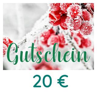 Geschenkgutschein 20 Euro