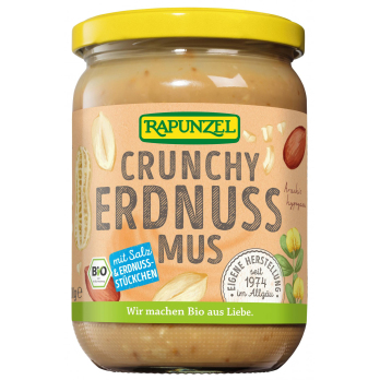 Erdnussmus Crunchy mit Salz 500 g