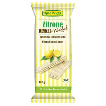 Zitronenwaffeln Dinkel