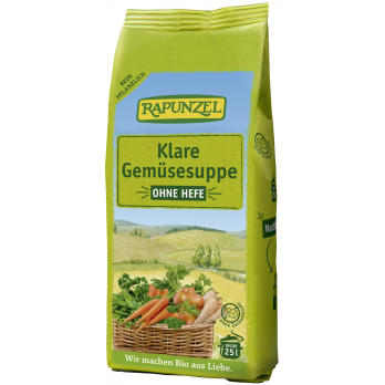 Klare Gemüsesuppe/Brühe hefefrei