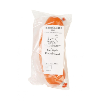 Geflügel Fleischwurst am Stück aus der Region