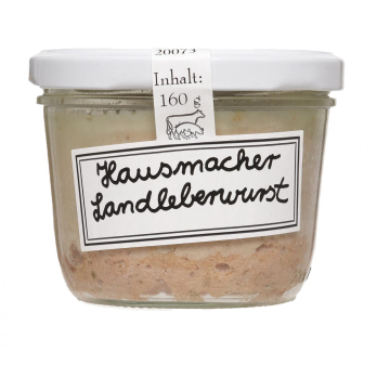 Frische Leberwurst Hausmacher Art aus der Region