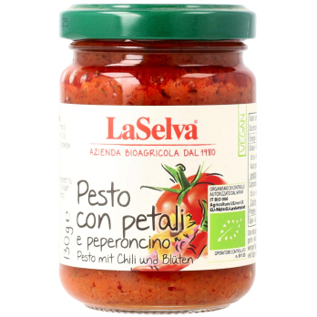 Pesto mit Chili & Blüten