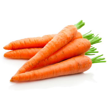 Möhren gewaschen aus der Region