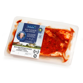 Nackensteaks v. Schwein mariniert 2 Stk