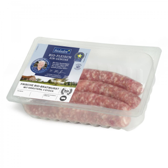 Frische Bratwurst Kräuter vom Schwein