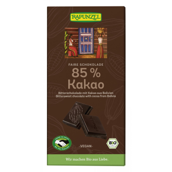 Bitterschokolade 85% Kakao 80 g