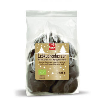 Lebkuchenherzen Zartbitter gefüllt Kirsche