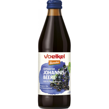 Schwarze Johannisbeere Saft pur
