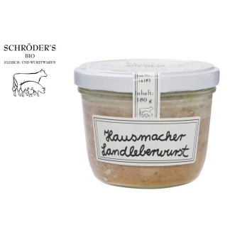 Landleberwurst Hausmacher Art im Glas 160 g