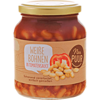 Weiße Bohnen in Tomatensauce 350g