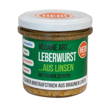 Vegane Leberwurst mit feinen Zutaten 140 g
