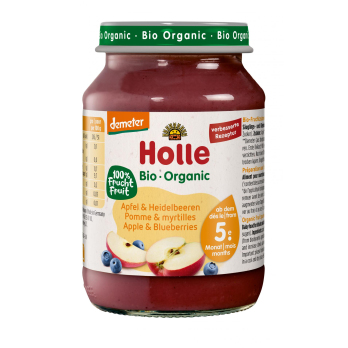 6 x Apfel mit Heidelbeere 190 g